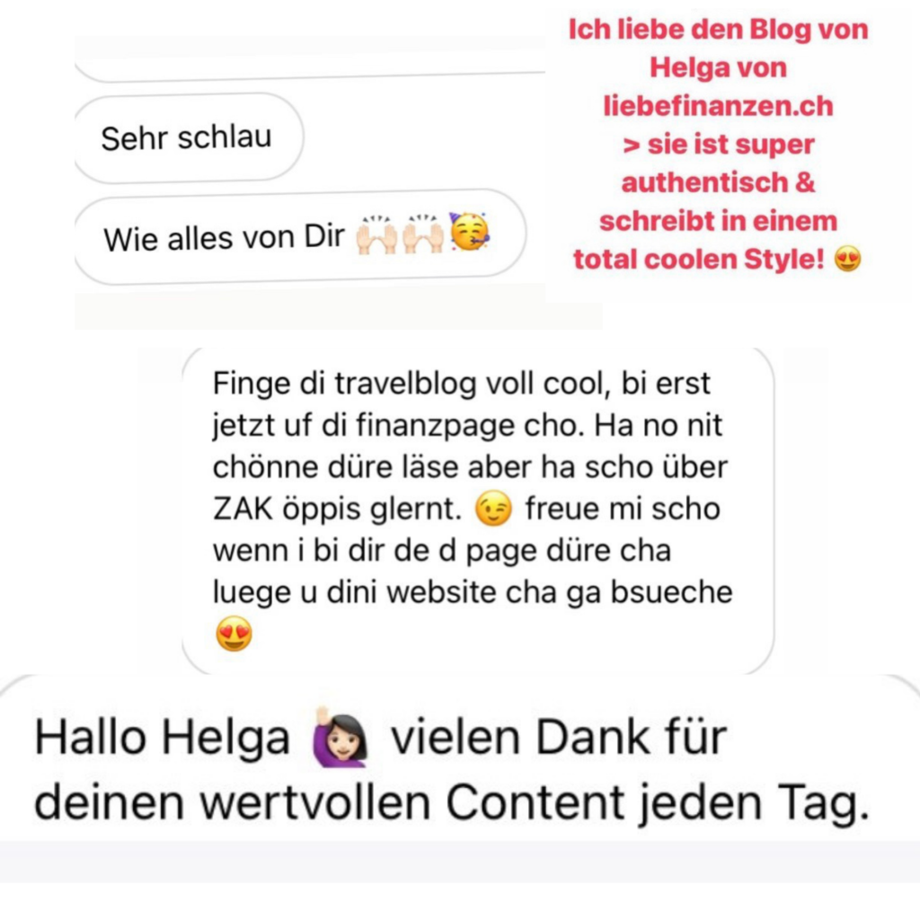 Finanzbloggerin Stories