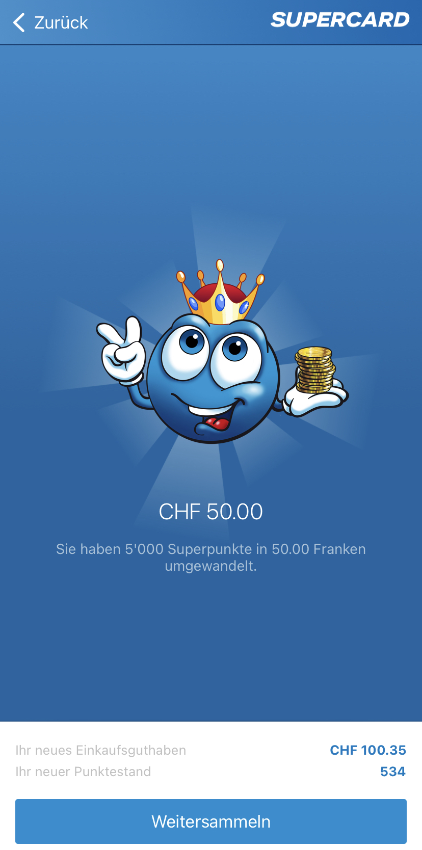 Coop Supercard Kreditkarte